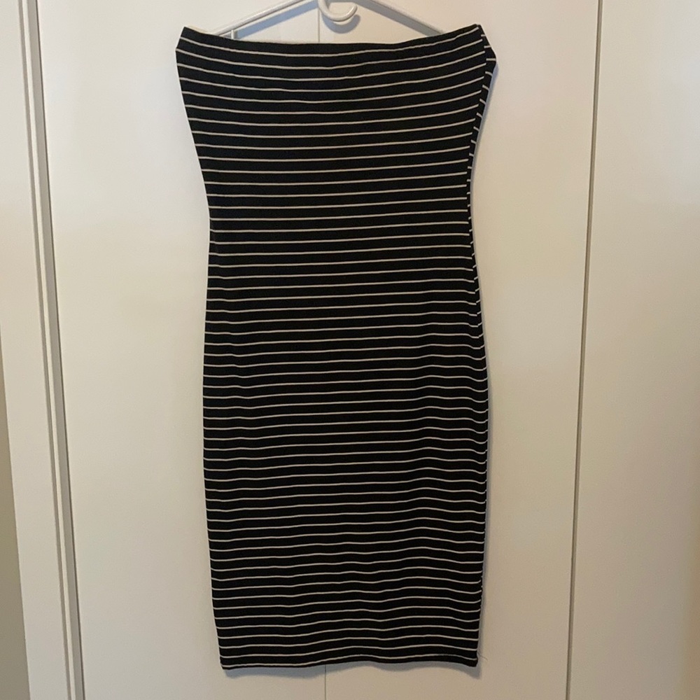 Strapless Black Dress